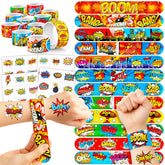 Cherisnowy Hero Pow Bracelets closeup shows durable, kid-friendly wristbands for action play
