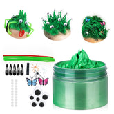 Cherocito green temporary hair color wax kit packaging for easy at-home color.