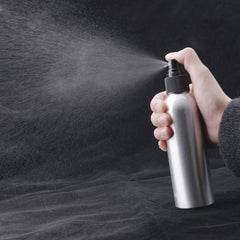 Cheung Constore botella de aluminio con tapa polvo transparente para transporte seguro