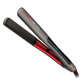 CHI Lava 2.0 iron gliding on hair for a smooth, glossy finish.