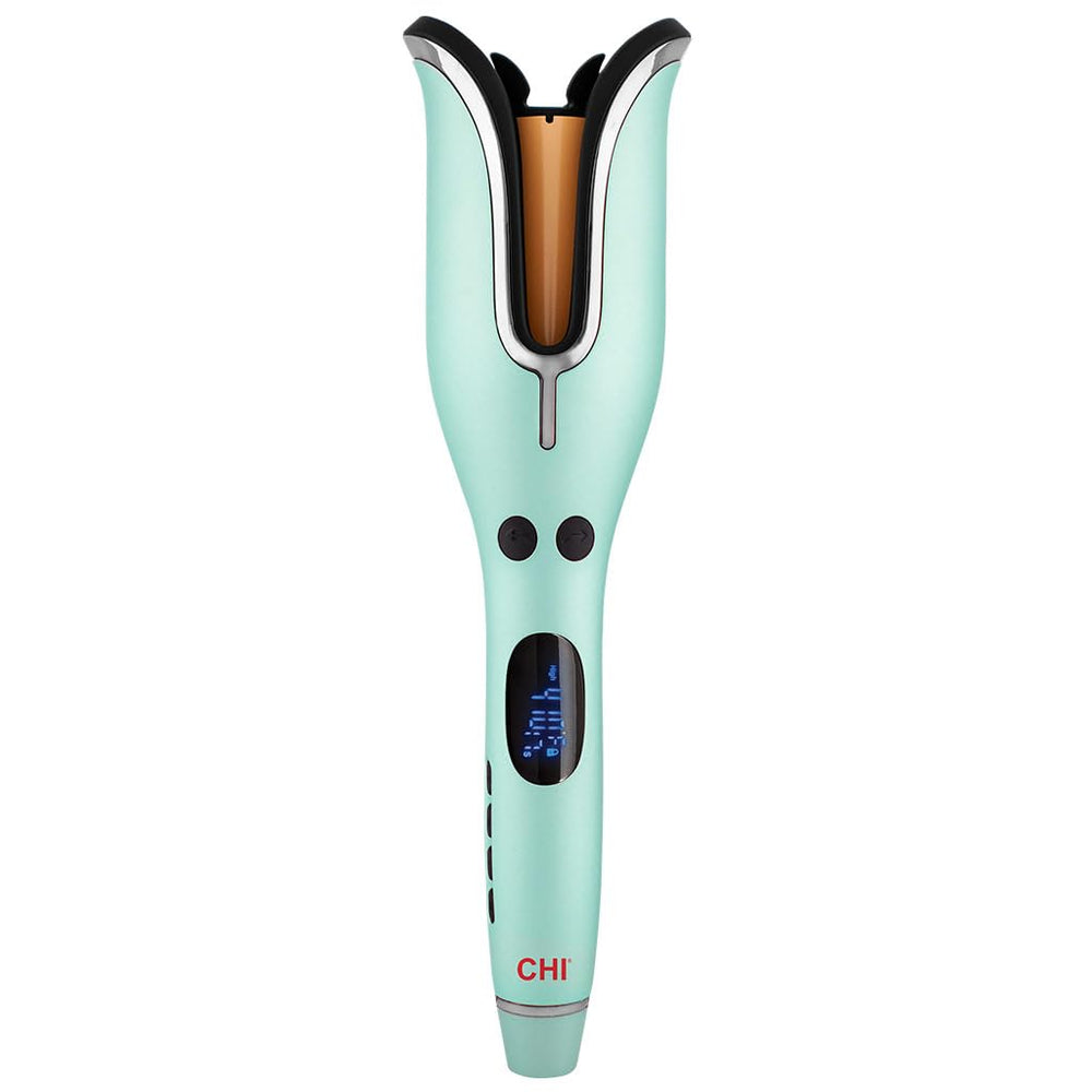 CHI Spin N Curl mint green device front for easy styling