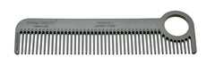 Chicago Comb Model 1 Carbon Fiber front view shows smooth teeth for daily grooming