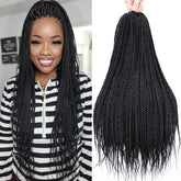 Chicmoi Box Braid Hair soft fiber close-up showing natural shine