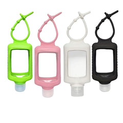 Botellas Chinshwehaw 60 ml con mosquetón, perfectas para llevar desinfectante sin fugas.