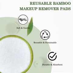 Chloven bamboo rounds color-coded set for organized skincare routines.