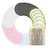 Chloven reusable cotton rounds 30-pack for gentle daily cleansing.