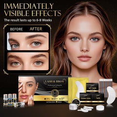 CHOIDO lash lift kit perm lotion bottle demonstrates gentle lifting formula.