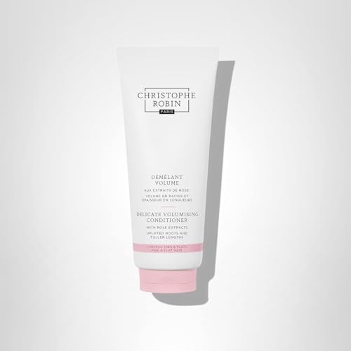 Christophe Robin Delicate Volumizing Conditioner packaging close-up communicates vegan and cruelty-free credentials