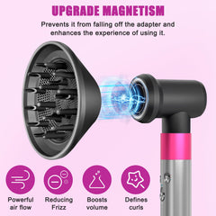 Chuancheng adaptor for Dyson Airwrap – quick, simple setup for versatile styling.