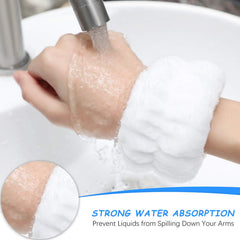 Chuangdi wrist spa wash band colorful set shows vibrant colors for a cheerful routine.