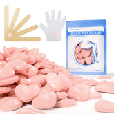Chulan hard wax beads 400g heart packaging — fragrance-free for sensitive skin, ideal for at-home waxing.