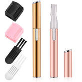 Chumia eyebrow trimmer 2pcs front view shows compact travel-ready design.
