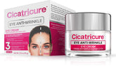 Cicatricure eye treatment packaging shown for easy daily use and premium feel.