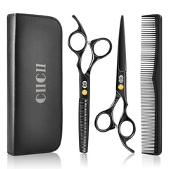 CIICII hair cutting scissors set for precise home or salon trims
