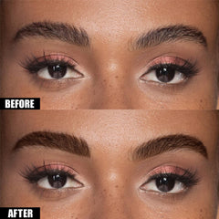 Cilrofelr tattoo peel eyebrow gel tint-swatches display four shade options for versatile styling