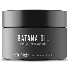CinNoir Dr Sebi Batana Oil bottle ready for daily use.