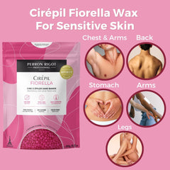 Cirepil Fiorella wax-beads-application-thin view showing easy spread