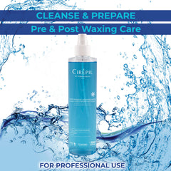 Cirepil Purifying Blue Lotion packaging highlights paraben-free vegan credentials for clients