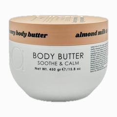 ciroa almond milk manuka honey body butter on forearm during application.