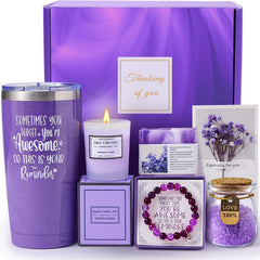 CITTA Lavender Spa Gift Set 20oz tumbler for daily hydration and motivational reminders.
