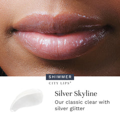 City Beauty City Lips wand applicator shows plumping glaze for fuller lips