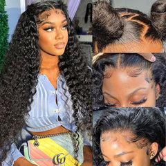 CITY GIRL deep wave lace front wig 26inch with dramatic volume for glam looks