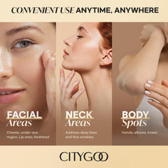 CITYGOO Collagen Hyaluronic Eye Stick close-up showcasing anti-aging hydration.