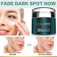 CITYGOO Dark Spot Remover cream-dispense close-up highlighting smooth texture application.