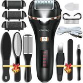 CIVYPRO Electric Foot Callus Remover front view, compact cordless design for home pedicures