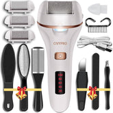 CIVYPRO electric foot file in use for smooth callus reduction.