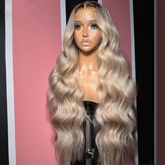 CIYOO HD lace front close-up highlights realistic scalp look and bleached knots.