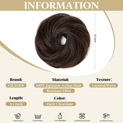 CJL HAIR mini curly bun side wear for easy all-day style