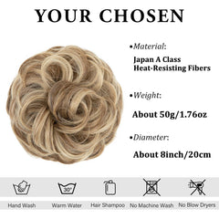 CJL HAIR sand color with wavy curly texture for effortless everyday styling.