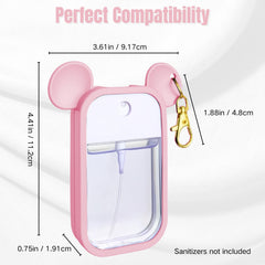 CKONXE ear-shaped design case adds playful style while protecting sanitizer
