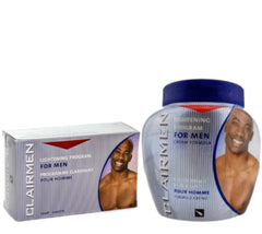 Clairmen Lightening Cream bottle detail focusing on texture and cap design