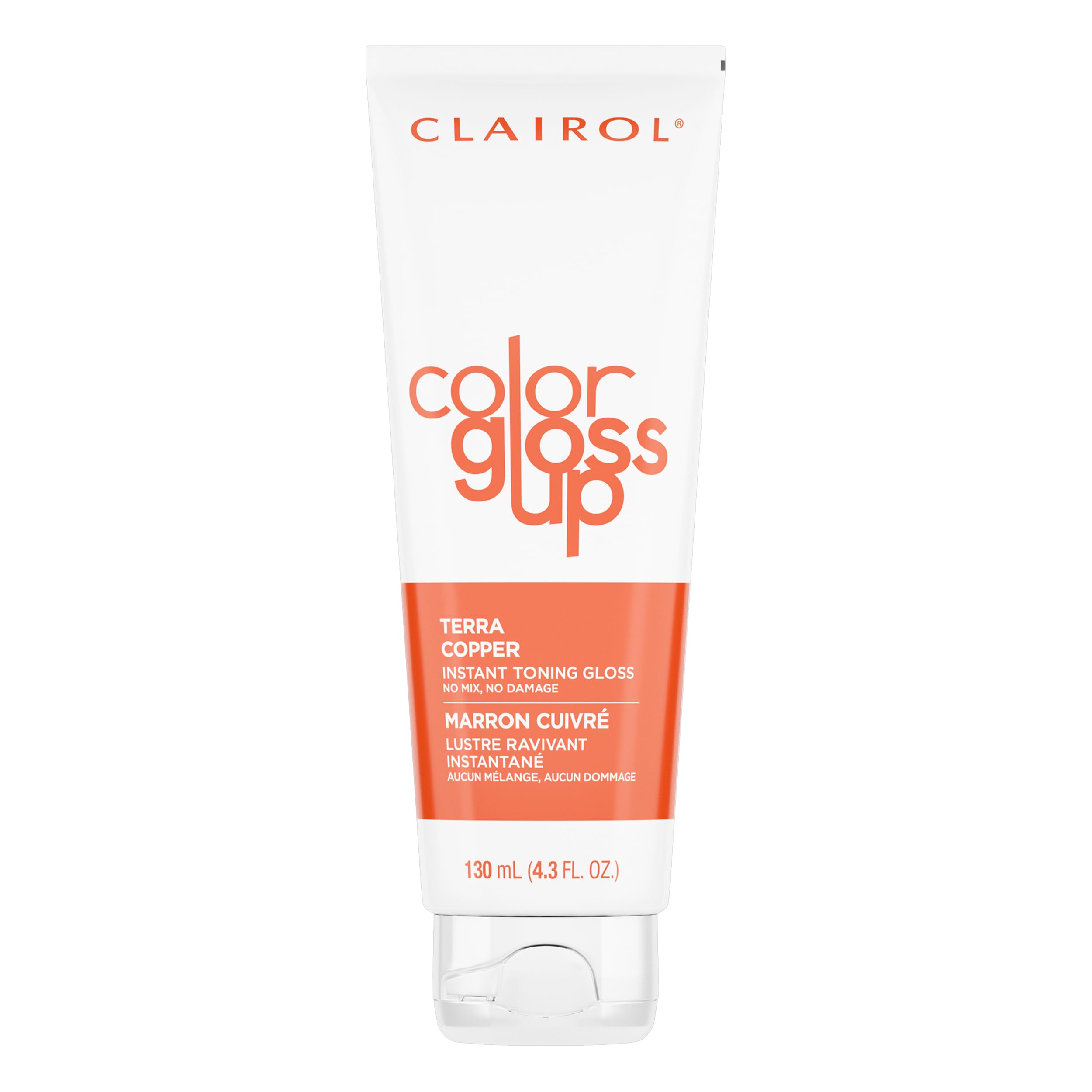 Clairol Color Gloss Up Terra Copper tube ready for quick at-home color refresh.