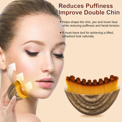 Clapery lymphatic contour brush jawline focus aids contour shaping with gentle massage.