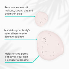 ClarityRx Cleanse Daily Face Wash with rose hip oil softens skin and supports elasticity.