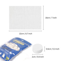 Classycoo compressed towel expansion—expands in seconds for quick activation.