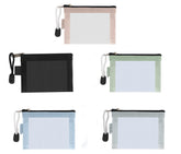 Classycoo mini zipper mesh bags front view for compact travel organization
