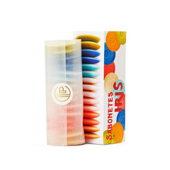 Claus Porto Iris guest soap box display shows 15 soaps delivering a luxurious, long-lasting lather for guests.
