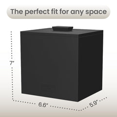 CLEAN SKIN CLUB cement box side view highlighting weighted base stability