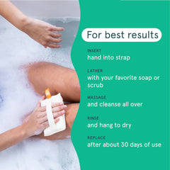 Cleanlogic daily skincare routine image highlighting exfoliation for brighter complexion.