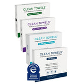 Clean Skin Club Clean Towels XL Original towel for daily freshness on the go.