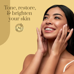 Clear Beauty 24K Gold & Collagen Day Moisturizer pump enables easy, mess-free application