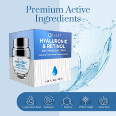 Closeup texture of Clear Beauty Hyaluronic Retinol for smooth, glowing skin