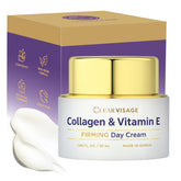 Clear Visage collagen moisturizer jar close-up showcasing luxurious hydration for smoother skin.
