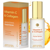 Clear Visage vitamin C serum bottle with dropper for radiant skin