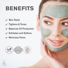 ClearLee Bentonite Clay Powder used for a DIY face mask application