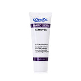 Clearzal foot cream applying to hard skin for smoother feet